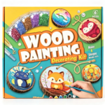 New Arrival Glow-In-The-Dark Wood Painting Set for Children Creative Handmade DIY Doodle Painting Multi-Color Toy Gifts