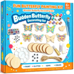 low in The Dark Butterfly Painting Kit, Teen Girl Gifts Arts and Craft Kit