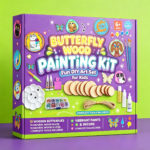 Drawing Color Product Wooden Painting Kit Glow in the Dark Arts Crafts Gifts Wood Slice