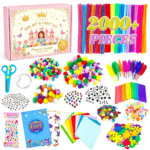 Arts and Crafts Supplies for Kids DIY Craft Kit Library in One Pack for Kids