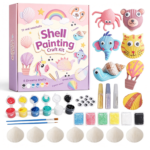 Diy Creative Craft Drawing Educational Activities Toys Graffiti Art Sets Sea Shell Painting Kit for Kids Gift